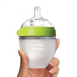 Comotomo бутылочка для кормления 150 мл цвет зеленый