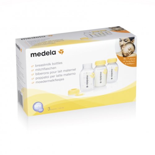 Medela контейнер-бутылочка для сбора грудного молока 150 мл.3шт.