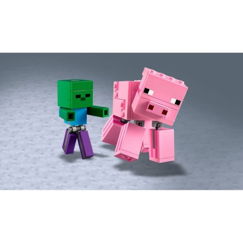 LEGO Minecraft Minecraft Свинья и Зомби-ребенок большой