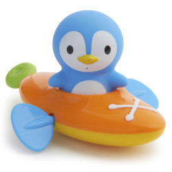 Munchkin игрушка для ванны пингвин в лодке
