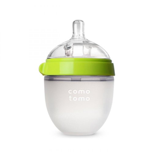 Comotomo бутылочка для кормления 150 мл цвет зеленый