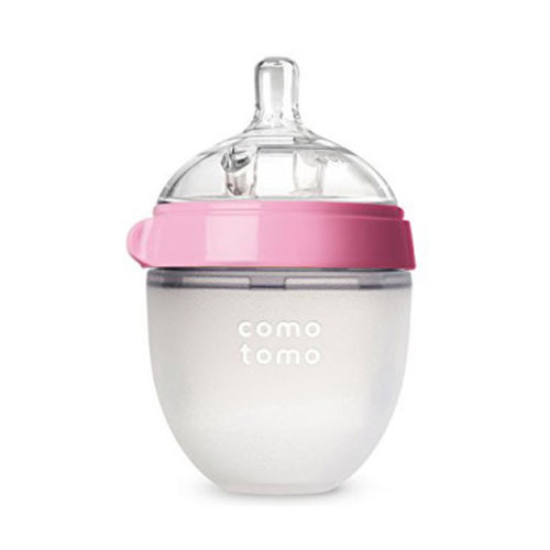 Comotomo бутылочка антиколиковая 150 мл розовая (0-3)