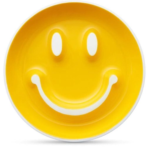Munchkin Набор «Улыбка» (тарелка на присоске и ложка) 9+ Желтый