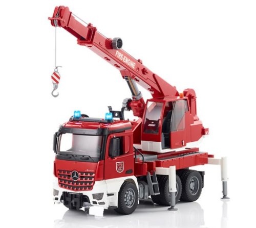 Bruder Пожарная машина автокран MB Arocs с модулем со световыми и звуковыми эффектами