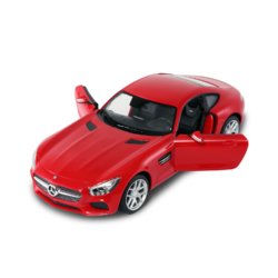 Машинка на радиоуправлении (На Батарейках) Rastar Mercedes AMG GT 1:14 Красная