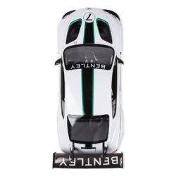 Машинка радиоуправляемая (На Батарейках) Rastar Bentley Continental GT3 1:14 белая