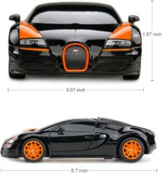 Машинка р/у (USB) Rastar Bugatti GS Vitesse 1:14 черная