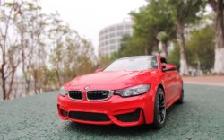 Машинка на радиоуправлении (На Батарейках) Rastar BMW M4 Coupe 1:14 Красная