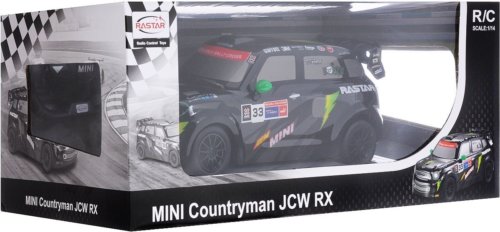 Машинка радиоуправляемая Rastar Mini Cooper Countryman JCW RX 1:14 Черная