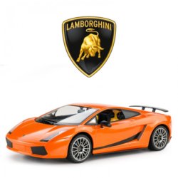 Машинка радиоуправляемая (На Батарейках) Lamborghini Superleggera 1:14 Оранжевая