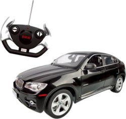 Машинка радиоуправляемая (На Батарейках) Rastar BMW X6 1:14 Черная