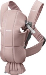 BabyBjorn Mini Cotton рюкзак для новорожденных пепельно-розовый