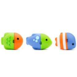 Munchkin игрушка для ванны цветные рыбки ColorMix Fish ™12+ NEW