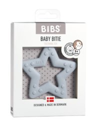 BIBS прорезыватель Star Baby Blue