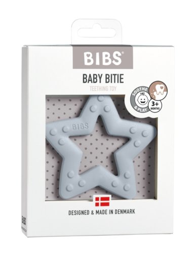 BIBS прорезыватель Star Baby Blue