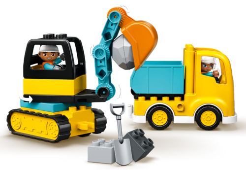 LEGO DUPLO Грузовик и гусеничный экскаватор