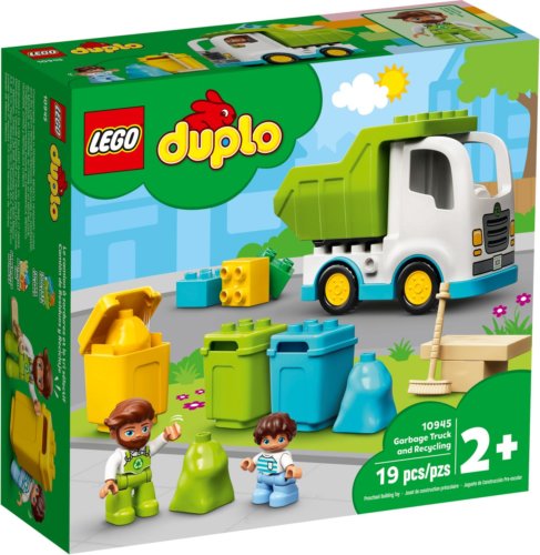 LEGO DUPLO Мусоровоз и контейнеры для раздельного сбора мусора