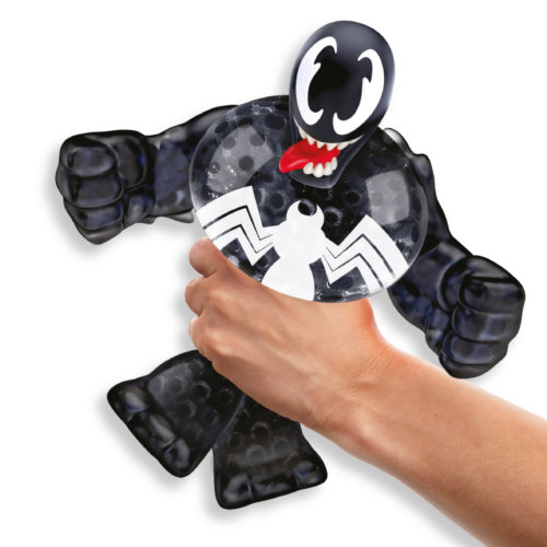 Гуджитсу. Игровой набор: Человек-Паук и Веном. Тянущиеся фигурки Goojitzu Spider-man и Venom. TM GooJitZu
