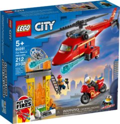 LEGO City Спасательный пожарный вертолёт