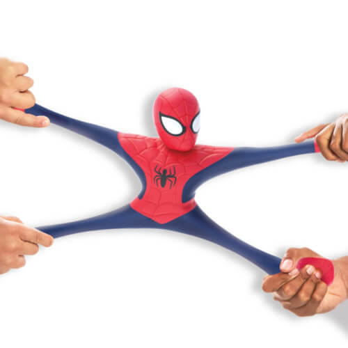 Гуджитсу Человек-Паук XL. Тянущаяся фигурка Goojitzu Spider-man. TM GooJitZu