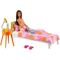 Barbie Кукла В спальне с аксессуарами GRG86
