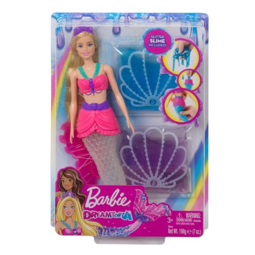 Barbie Кукла Barbie® Dreamtopia Русалочка со слаймом GKT75