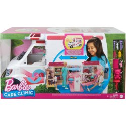 Barbie Игровой набор Barbie® Кем быть? Клиника (2 куклы и Машина скорой помощи) GMG35