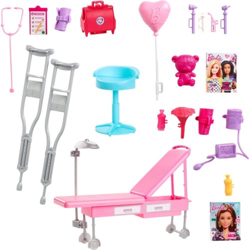 Barbie Игровой набор Barbie® Кем быть? Клиника (2 куклы и Машина скорой помощи) GMG35