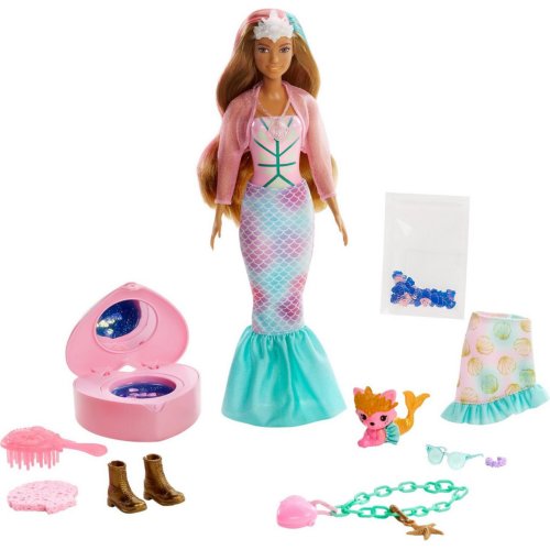 Barbie Кукла Русалка с сюрпризами внутри GXV93