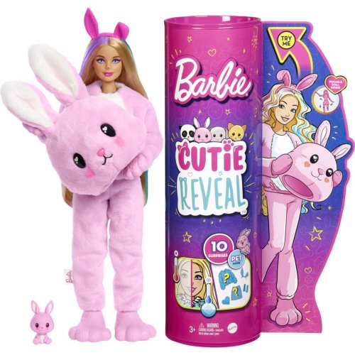 Barbie Кукла Barbie® Cutie Reveal™ Милашка-проявляшка «Зайчик» HHG19