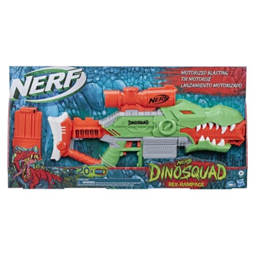NERF Бластер Nerf DinoSquad Rex-Rampage (Бластер Нёрф Дино Рекс Рэмпейдж) (F0807)