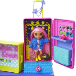 Barbie Набор игровой Barbie® Экстра Мини-Кукла  с питомцами HDY91