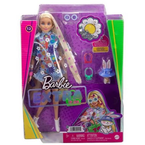 Barbie Кукла Barbie® Экстра в одежде с цветочным принтом HDJ45