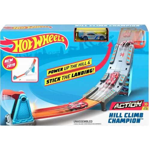Hot Wheels Игровой набор Экшн Автотрек Чемпион по преодолению подъемов (Hot Wheels® Hill Climb Champion™) (GBF83)