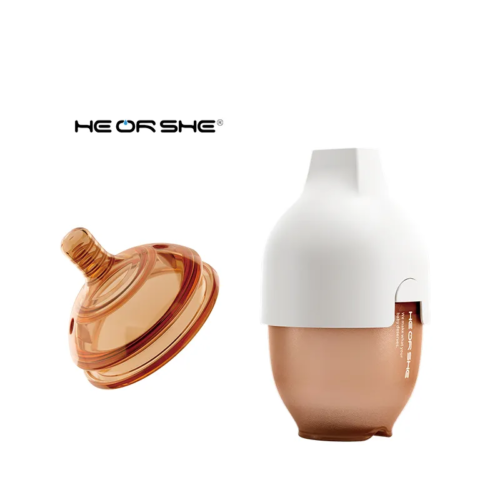 HEORSHE — Антиколиковая бутылочка для кормления 160мл (медленный поток, 0м+)  Ultra Wide Neck Baby Bottle, цвет Белый