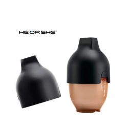 HEORSHE — Антиколиковая бутылочка для кормления 160мл (медленный поток, 0м+) Ultra Wide Neck Baby Bottle, цвет Чёрный