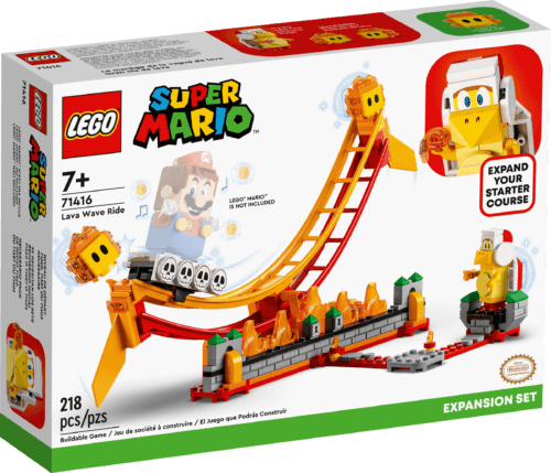 LEGO Super Mario 71416 Набор-дополнение Поездка на Лавовой Волне