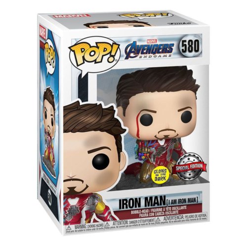 Funko: Avengers Endgame. Фигурка POP: Iron Man (I Am Iron Man) 580