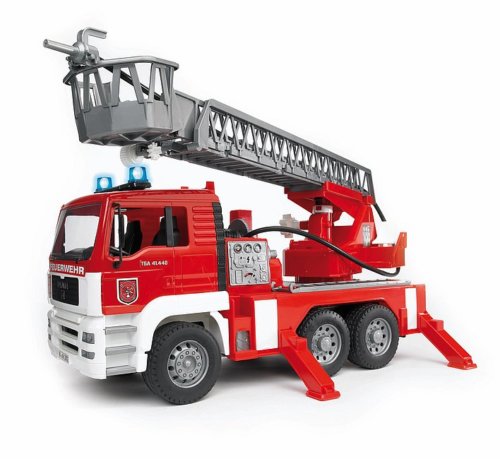 Пожарный автомобиль Bruder 02771 MAN Брудер пожарная машина с лестницей и помпой