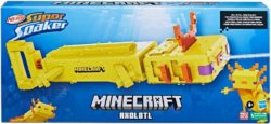 Nerf Super Soaker Minecraft AXOLOTL Water Blaster