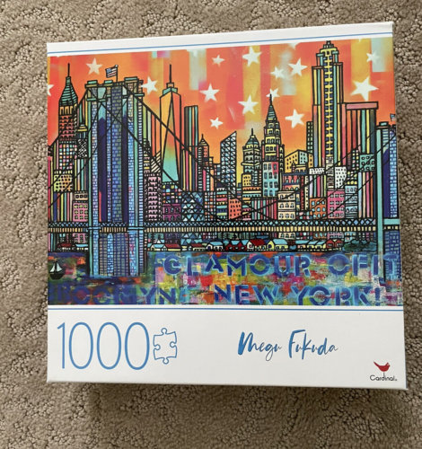 1000 Piece Mega Fukuda ‘Glamour of it all ‘ New York Skyline puzzle