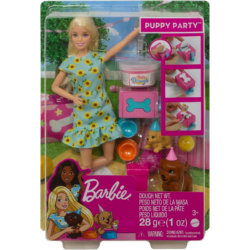 Кукла Барби и щенки