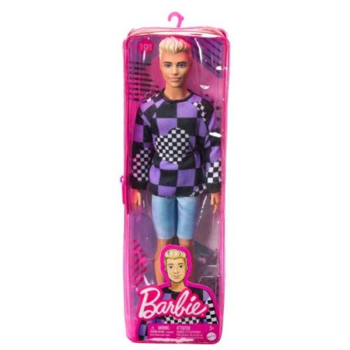 Barbie Кен “Модник в свитере в клетку”