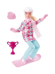 Барби Зимние виды спорта Сноубордистка