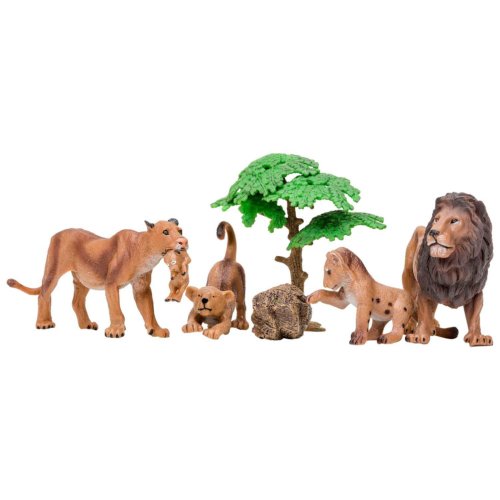 Мир диких животных Семья львов