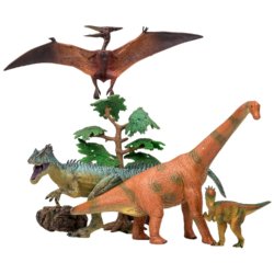 «Мир динозавров», Птеродактиль, брахиозавр, аллозавр, пахицефалозавр