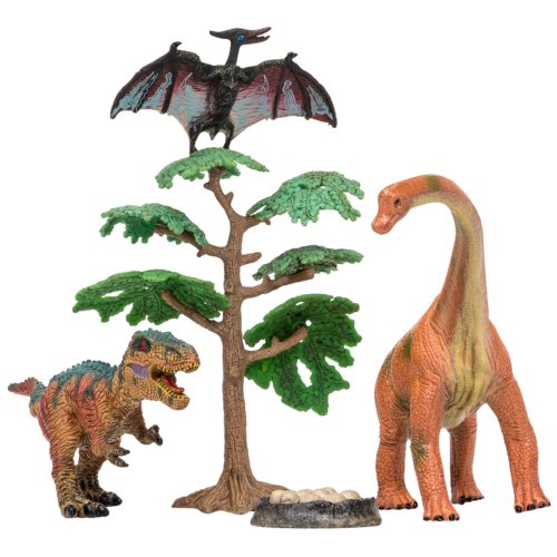 «Мир динозавров», Птеродактиль, тираннозавр, брахиозавр