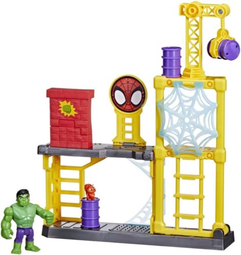 Hasbro Marvel Spidey and His Amazing Friends Hulk’s Smash Yard Preschool