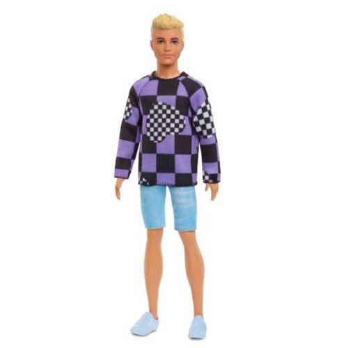 Barbie Кен “Модник в свитере в клетку”