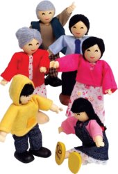 Набор мини-кукол Hape Счастливая азиатская семья